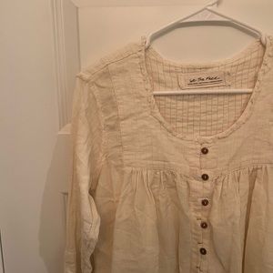 free people button up shirt